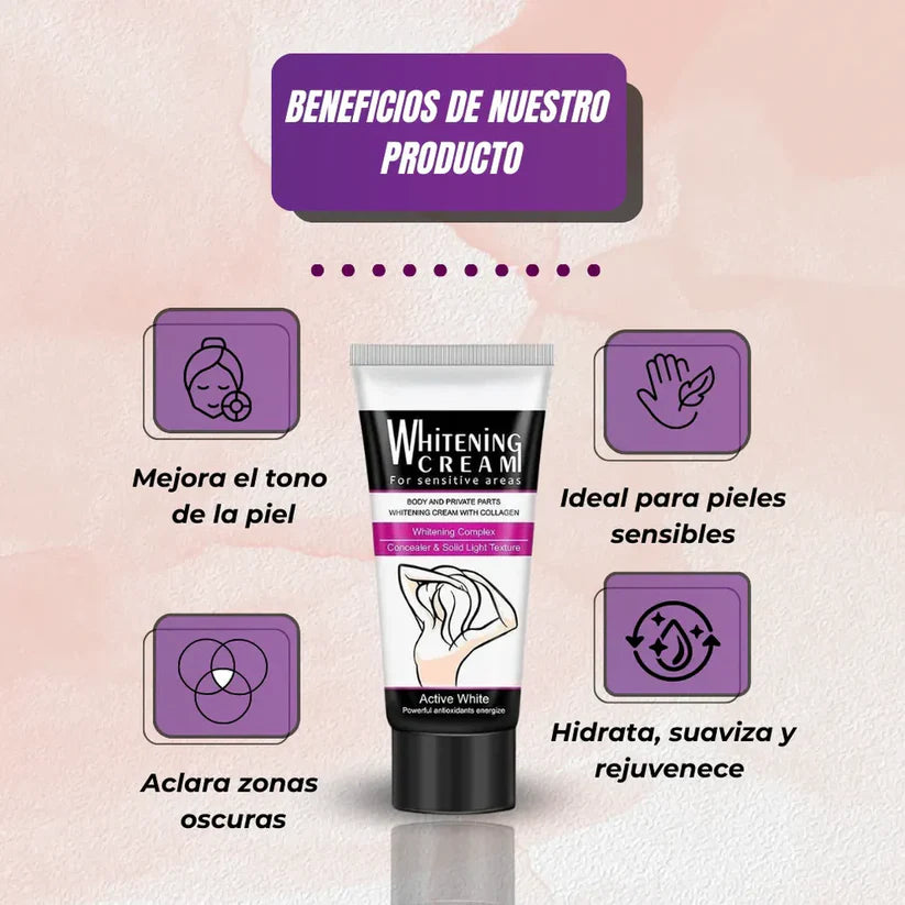 Crema Aclarante Coreana con Colágeno para Todo el Cuerpo