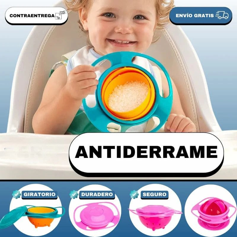 Plato 360º para niños - Antiderrames