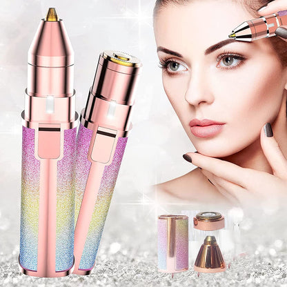 ✨ Depiladora Facial & Perfiladora de Cejas 2 en 1
