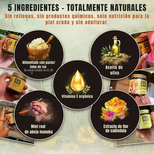 2 por 1 | Bálsamo con Sebo de Res y Miel de Manuka