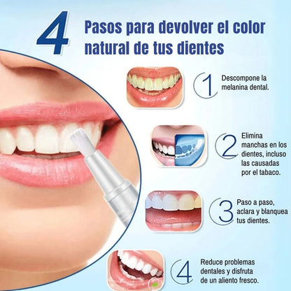 2X Lapiz Blanqueador Dental 🦷 Borra manchas, revela tu brillo