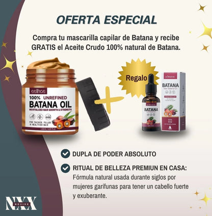 Mascarilla Capilar con Aceite de Batana + Aceite 100% natural GRATIS