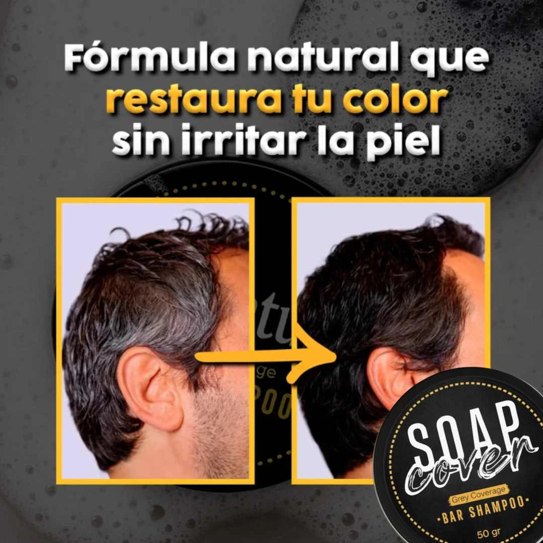 Champú Soap Cover: Jabón comprimido para restaurar el color del cabello