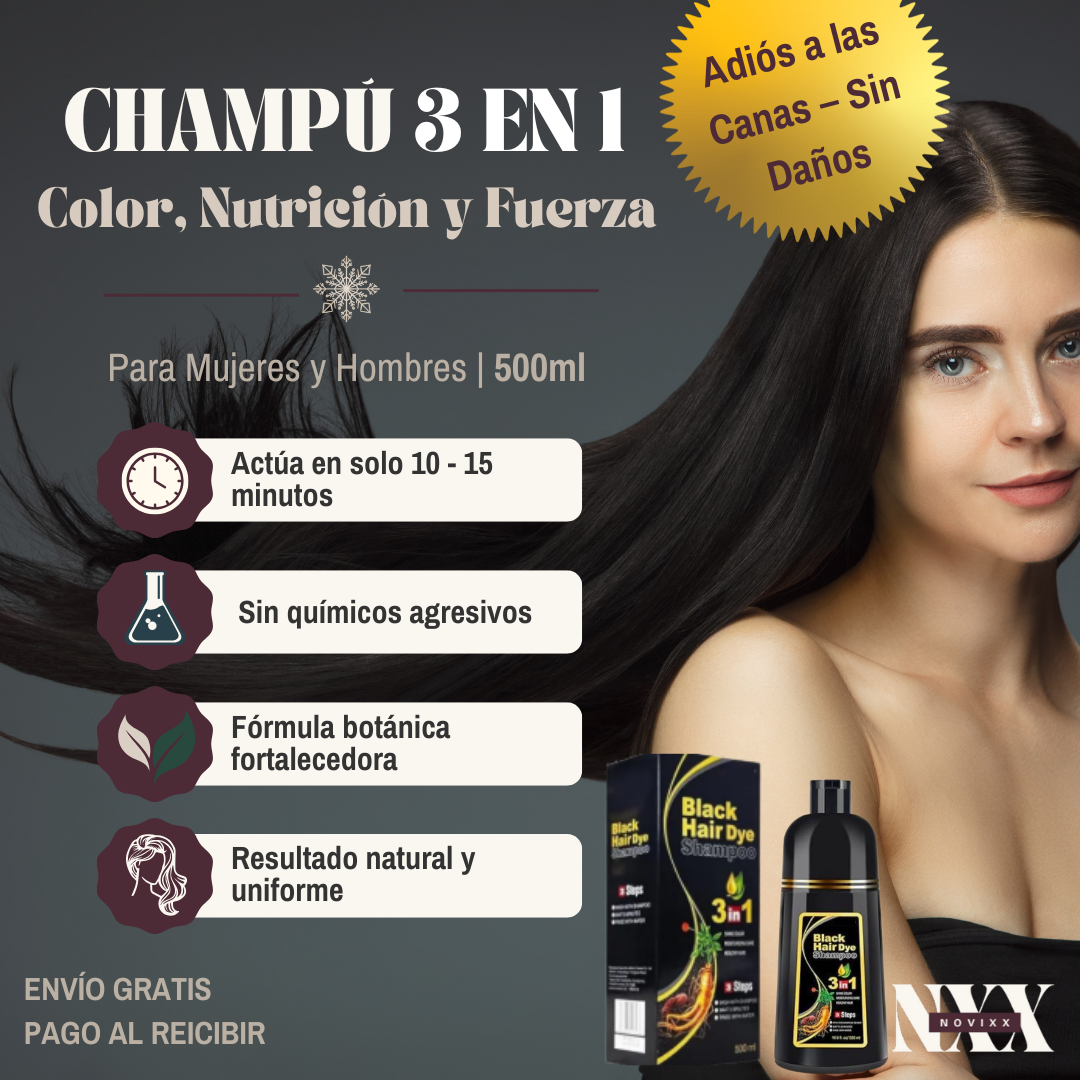 Champú Anticanas 500ml + Regalo Gratis