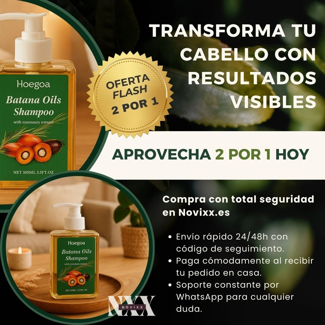 OFERTA 2 POR 1 | Champú Natural de Batana y Extracto de Romero