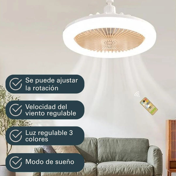 Ventilador LED de Techo Elegante