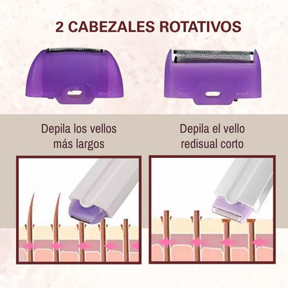 Depiladora Elétrica Rápida y Sin Dolor