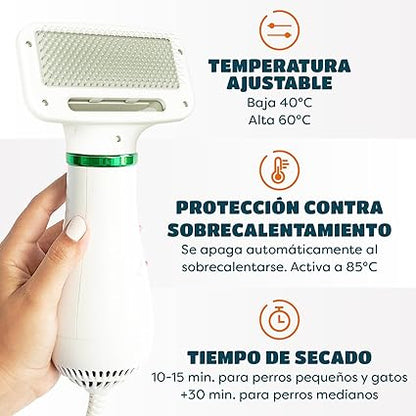 Cepillo Secador Rápido de Mascotas
