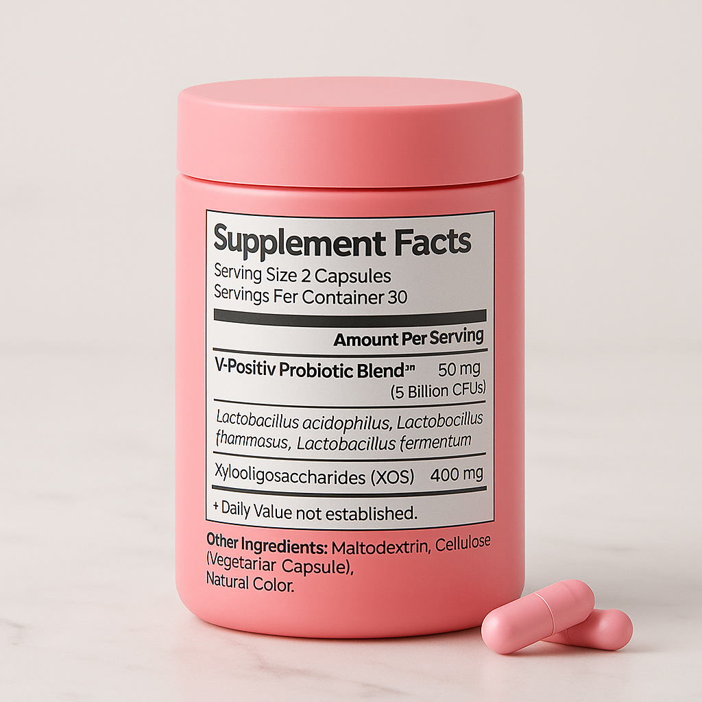 🌸 URO Probiótico Vaginal – 60 Cápsulas Veganas