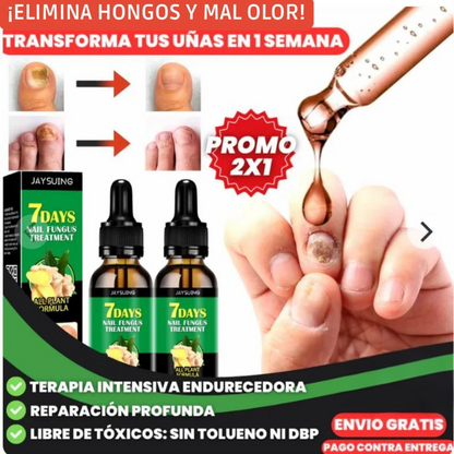 🌿Aceite Natural Antihongos y Fortalecedor de Uñas🌿Pague 1 y lleve 2!