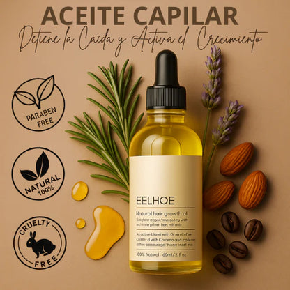 Aceite Capilar Vegano – Fortalece y Estimula el Crecimiento