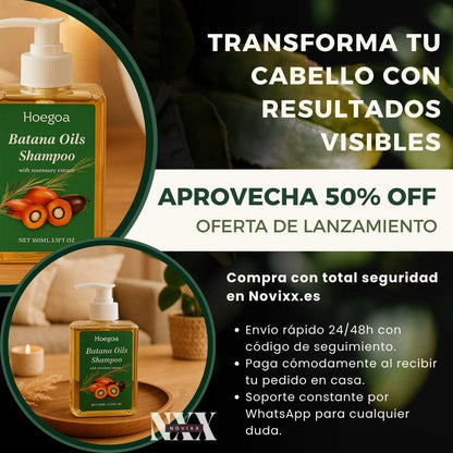 Champú Natural de Batana y Extracto de Romero