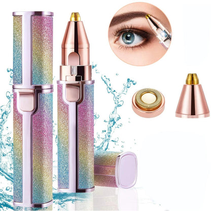 ✨ Depiladora Facial & Perfiladora de Cejas 2 en 1