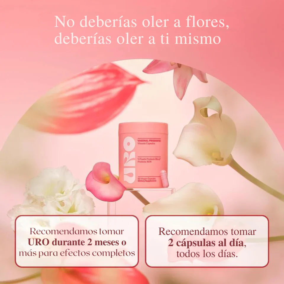 🌸 URO Probiótico Vaginal – 60 Cápsulas Veganas