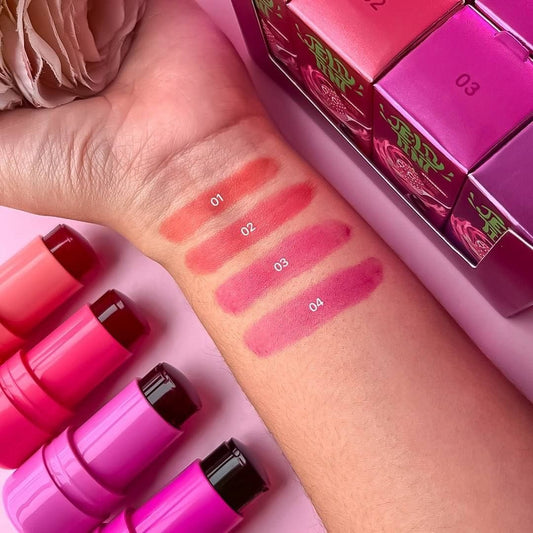 🌸SET X4 TONOS DE JELLY TINT RUBOR Y LABIAL😍🌸
