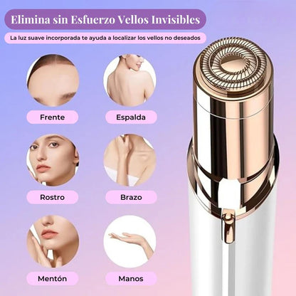 Depiladora Facial & Perfiladora de Cejas 2 en 1 Recargable