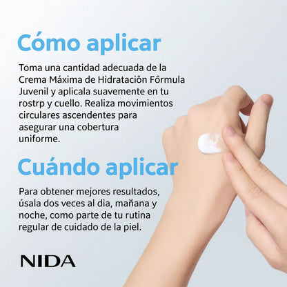 Crema Hidratante Anti Arrugas - NIDA™