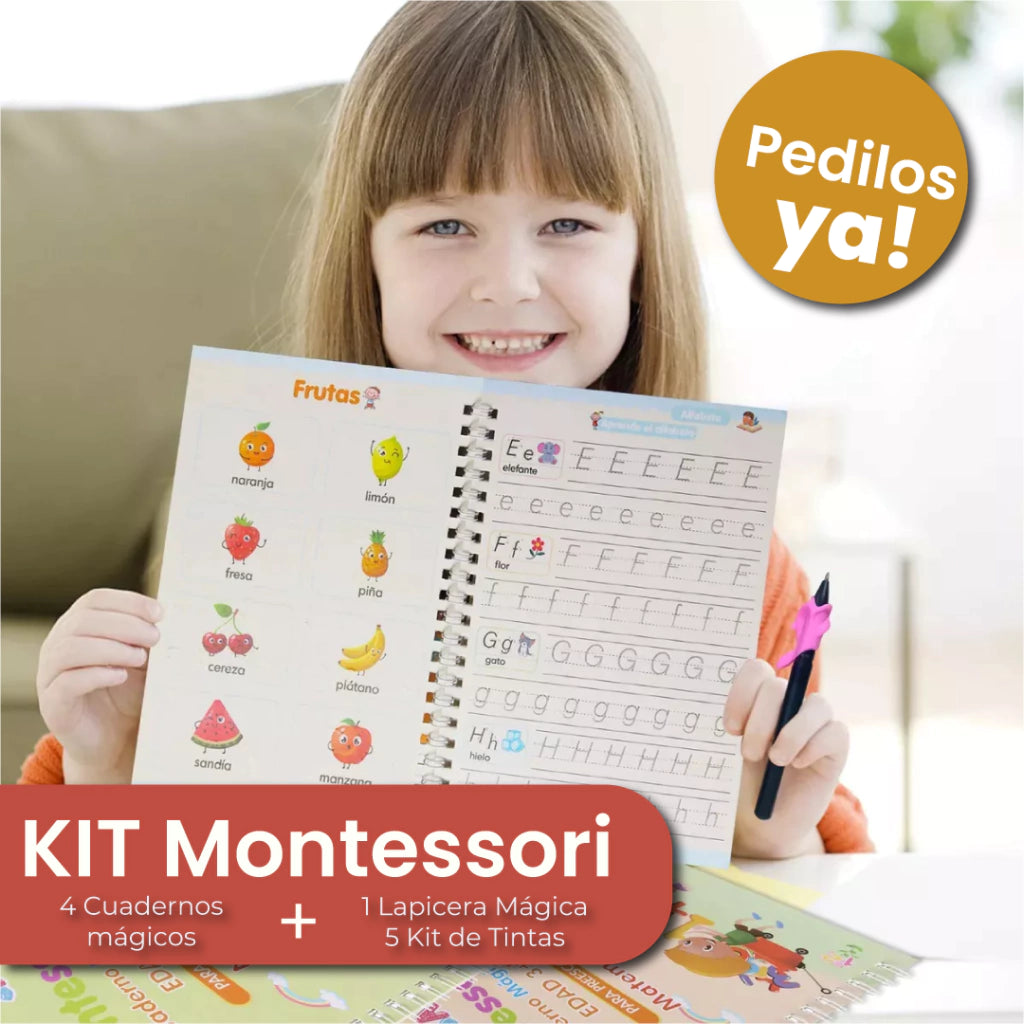 Cuaderno mágico para Niños - 4und